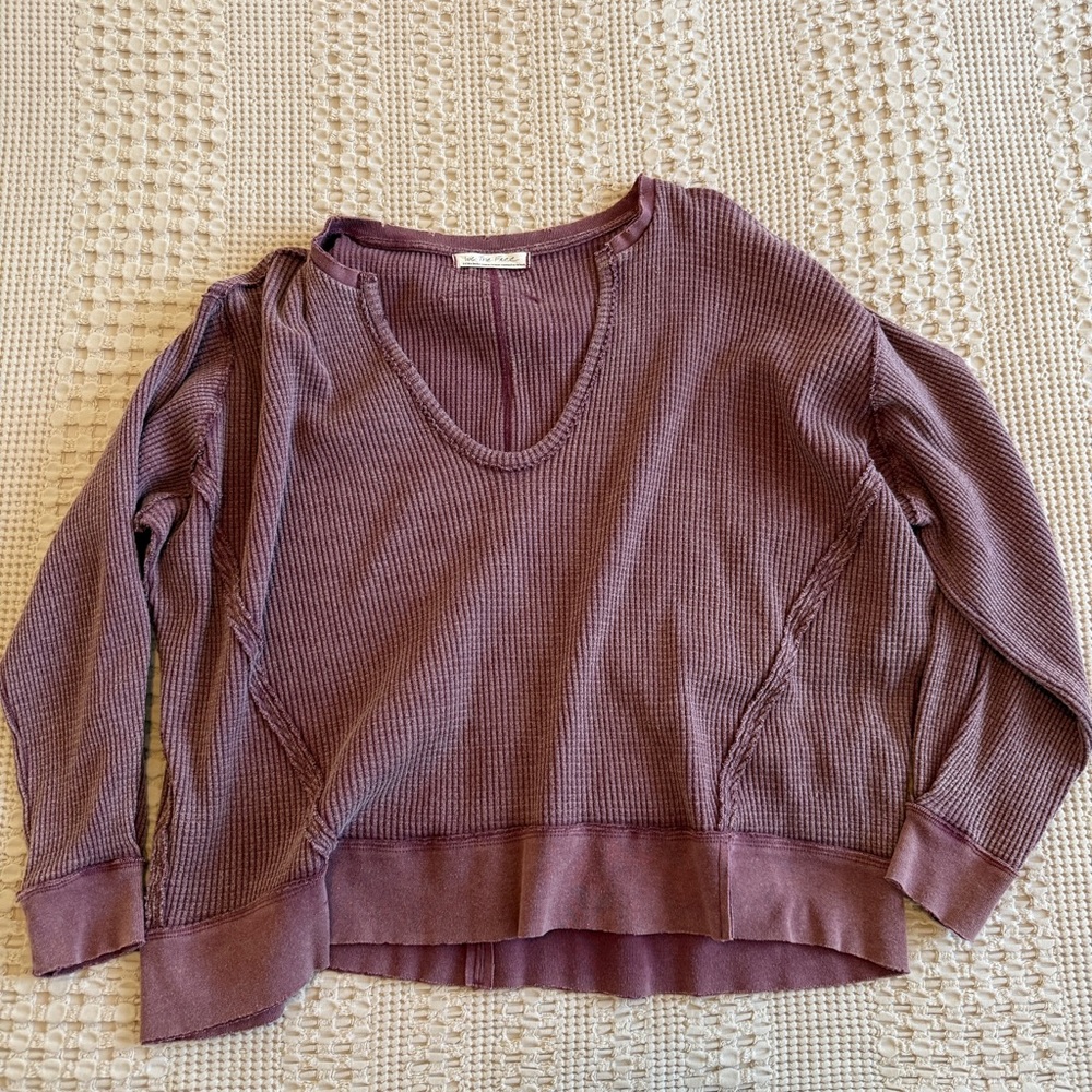 We The Free Plum Top